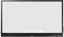 ЖК панель Samsung 75" QB75N-W черный E-LED BLU