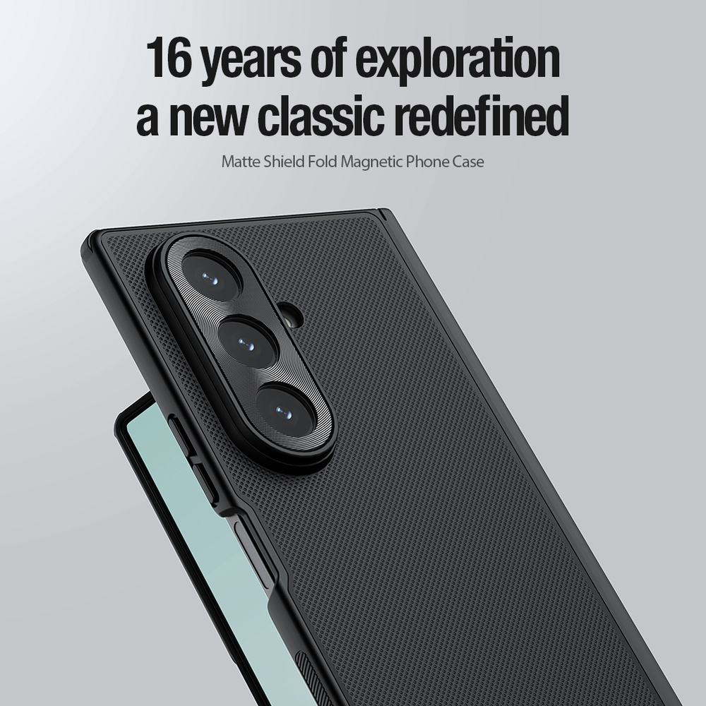 Усиленный чехол с поддержкой MagSafe от Nillkin для Samsung Galaxy Z Fold 7, серия Super Frosted Shield Fold Magnetic Case