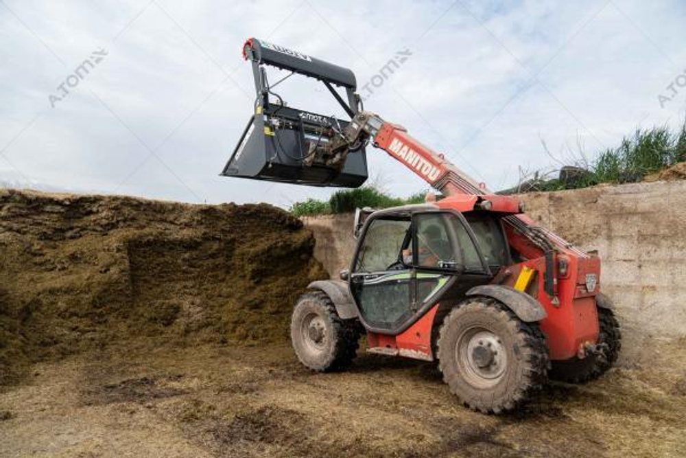 Ковш с фрезой для силоса, сенажа, корнажа AТOM 2,0 м³