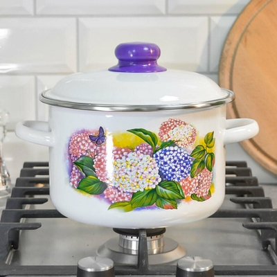 Кастрюля 3л "Сирень"