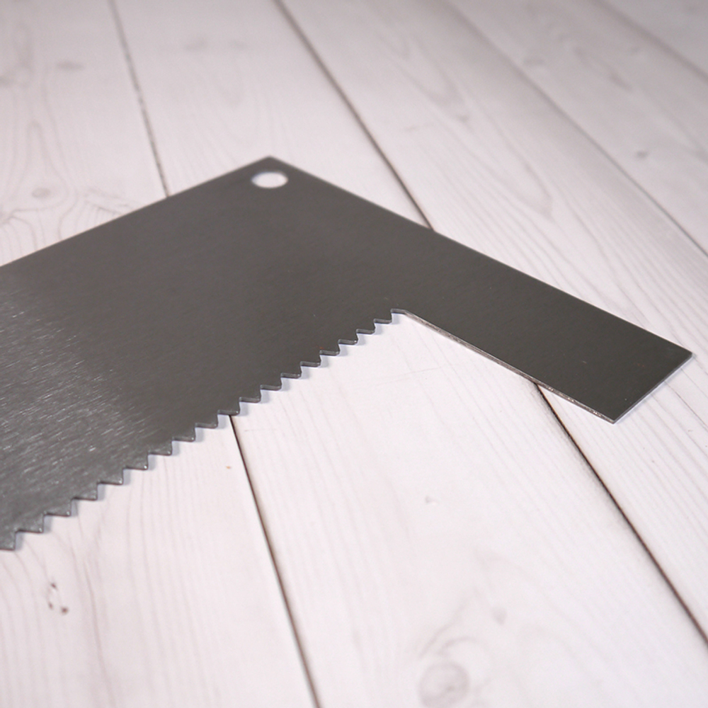 Шпатель угловой D03 металл, 19 см