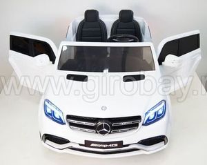 Детский электромобиль River Toys MERCEDES-BENZ GLS63 4WD белый