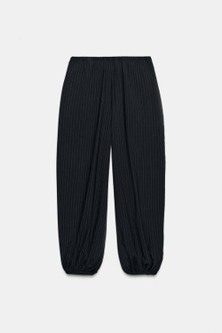 ZARA БРЮКИ-БАГГИ В ПОЛОСКУ — ZW COLLECTION, В ПОЛОСКУ