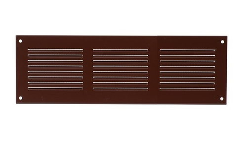 Решетка радиаторная Europlast MR4010B коричневая алюминиевая
