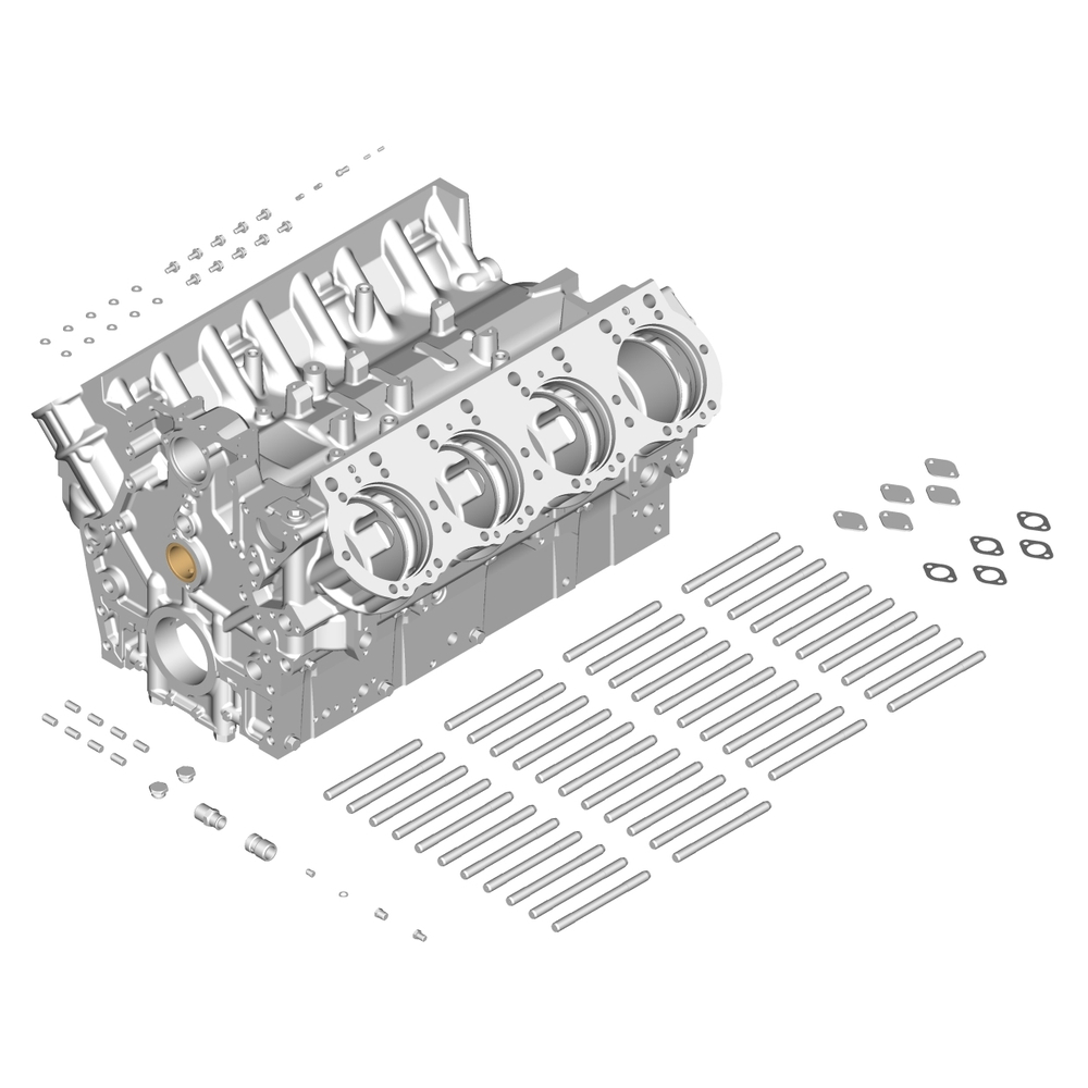 238БК-1002012-В2 Блок цилиндров