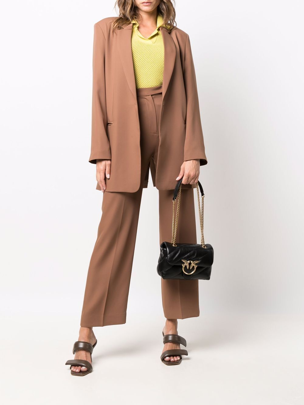 MINI LOVE BAG PUFF MAXI QUILT – black gold