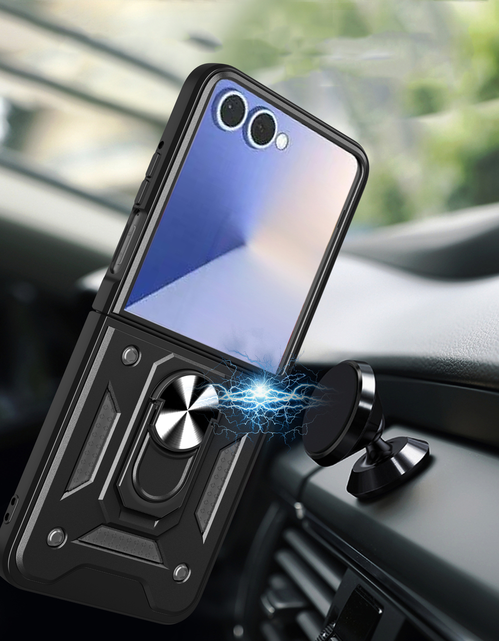 Чехол с кольцом Bumper Case для Samsung Galaxy Z Flip 7