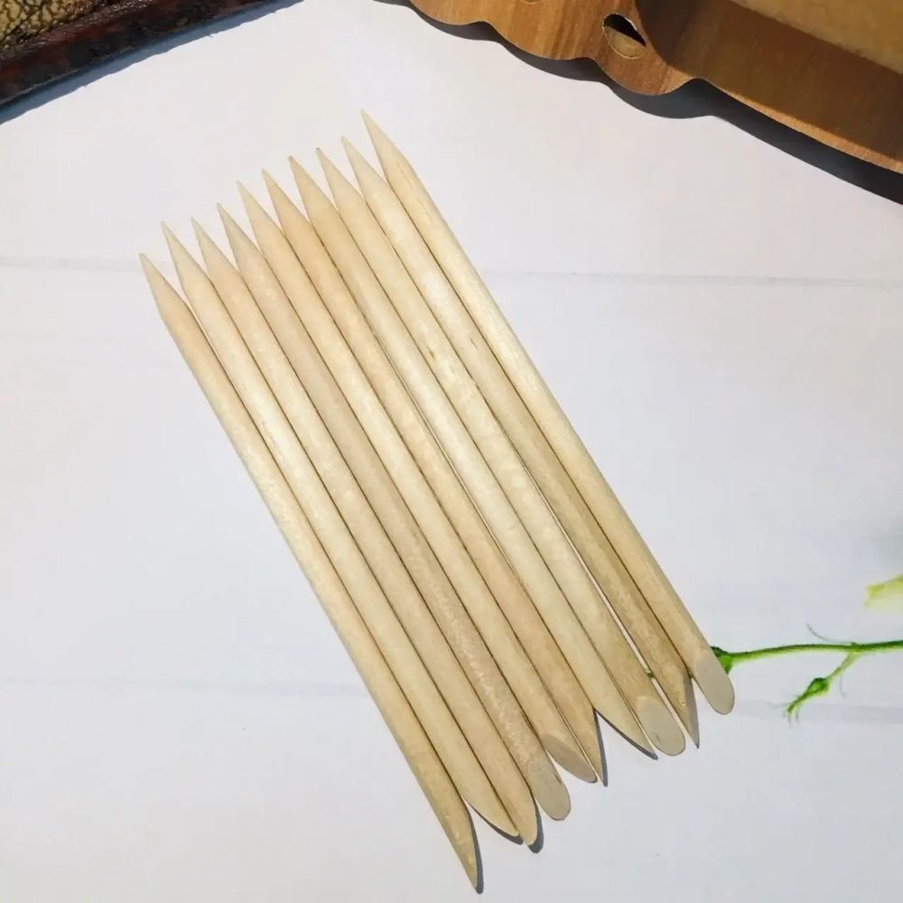 Палочки апельсиновые для маникюра в наборе 10шт «Классика» в пакете, 11см