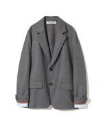 UNDERCOVER ЖАКЕТ КОМБИНИРОВАННЫЙ СЕРЫЙ