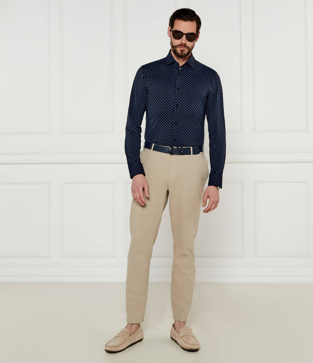 Рубашка P-HANK-kent-C1-222 BOSS BLACK - темно-синий(50539416)