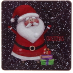 Банка жестяная 9*9*9см «Славный Дед Мороз»