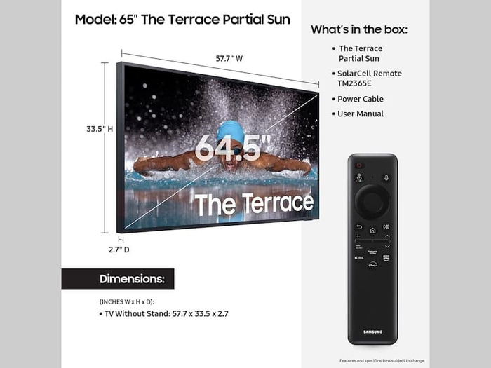Телевизор Samsung QN65LST7D The Terrace