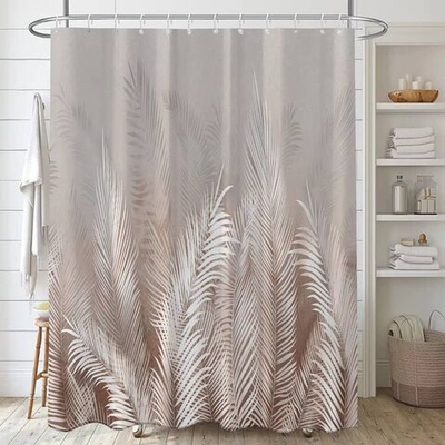 Штора для ванной комнаты и туалета тканевая занавеска для душа 180*180 см