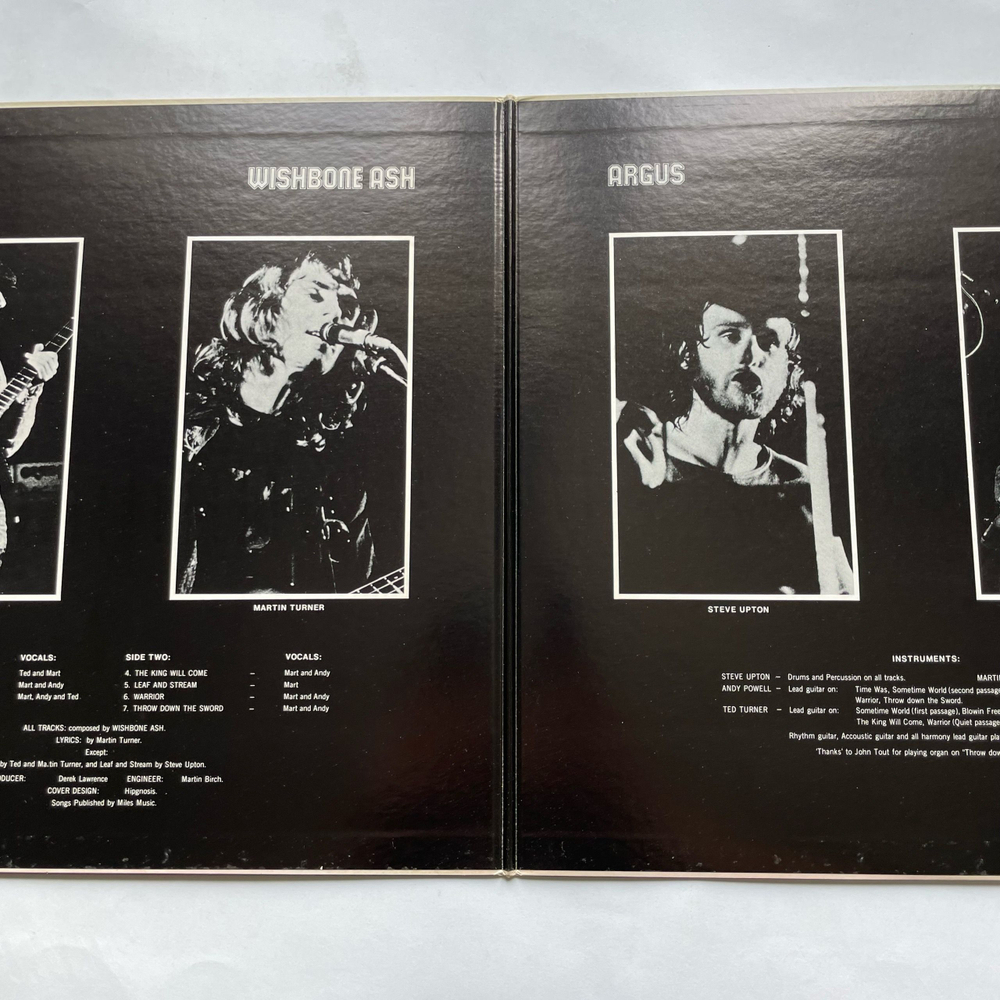 Винтажная виниловая пластинка LP Wishbone Ash Argus (Япония 1978) (Без Оби)