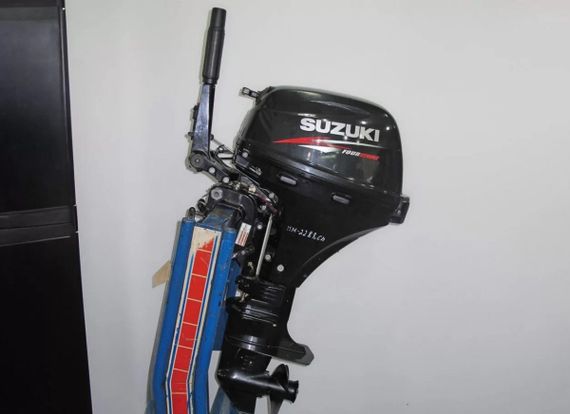 4х-тактный лодочный мотор SUZUKI DF15AS Б/У