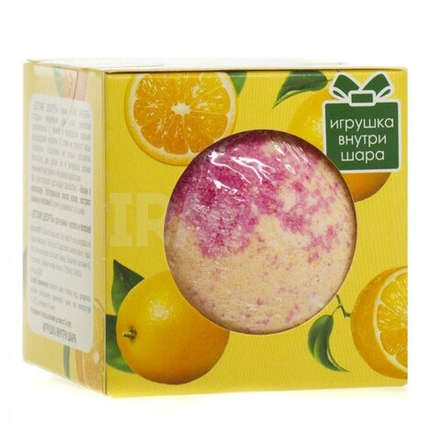 Кафе Красоты Кафе Красоты Детский Шарик для ванны бурл.с сюрпр.-игр.Апельс.шип..120 гр