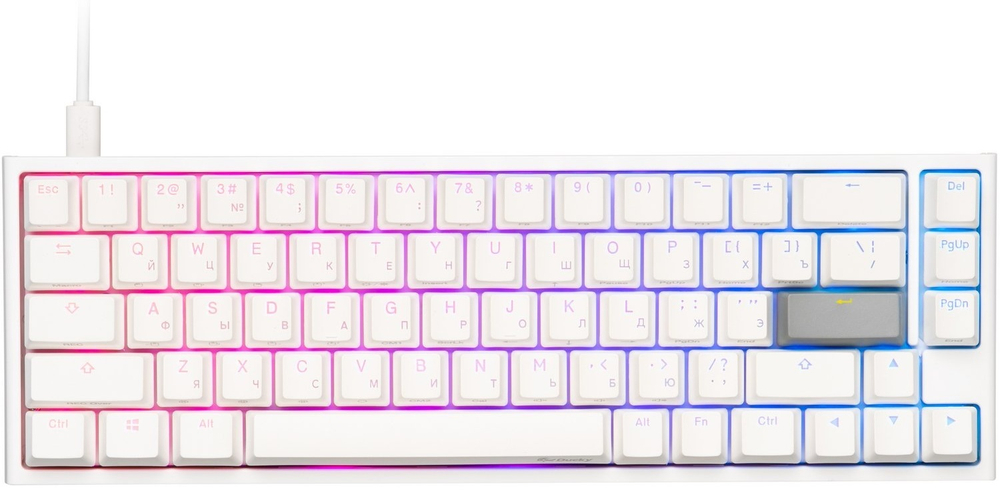 Клавиатура Ducky One 2 SF DKON1967ST-RRUPDWWT1 белый
