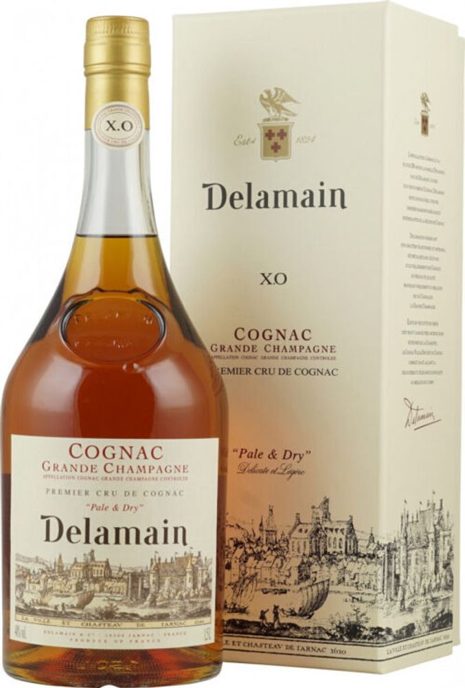 Delamain, &quot;Pale &amp; Dry&quot; XO 1.5 in gift box
