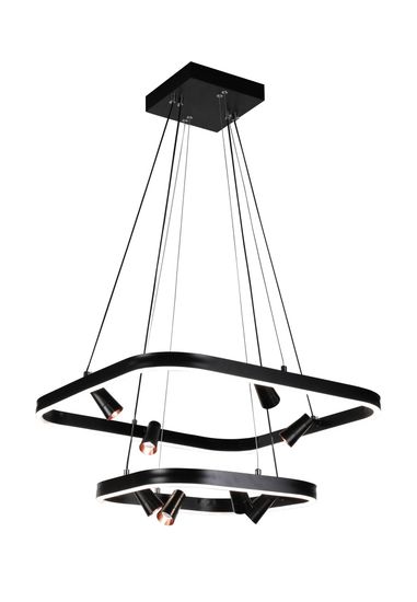 2477/6+4 BLACK (1) Люстра (RL)