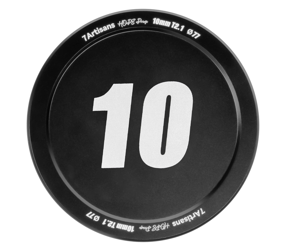 Объектив 7Artisans 10mm T2.1 Hope Prime Canon RF, черный