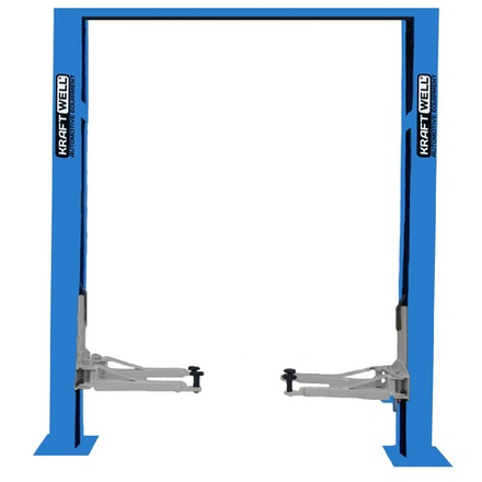 KraftWell KRW4DLU_blue Подъемник двухстоечный г/п 4000 кг. электрогидравлический