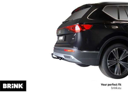 Фаркоп Brink (Thule) 666100 для Volkswagen Tiguan 2017-, Audi Q3 2011-2018, Seat Ateca 2016-(паспорт и сертификат в комплекте)(без электрики)