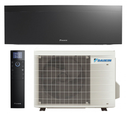 Кондиционер Daikin Emura 3 FTXJ35AB/RXJ35A Full DC Inverter. Цвет: Матово-черный внутренний блок