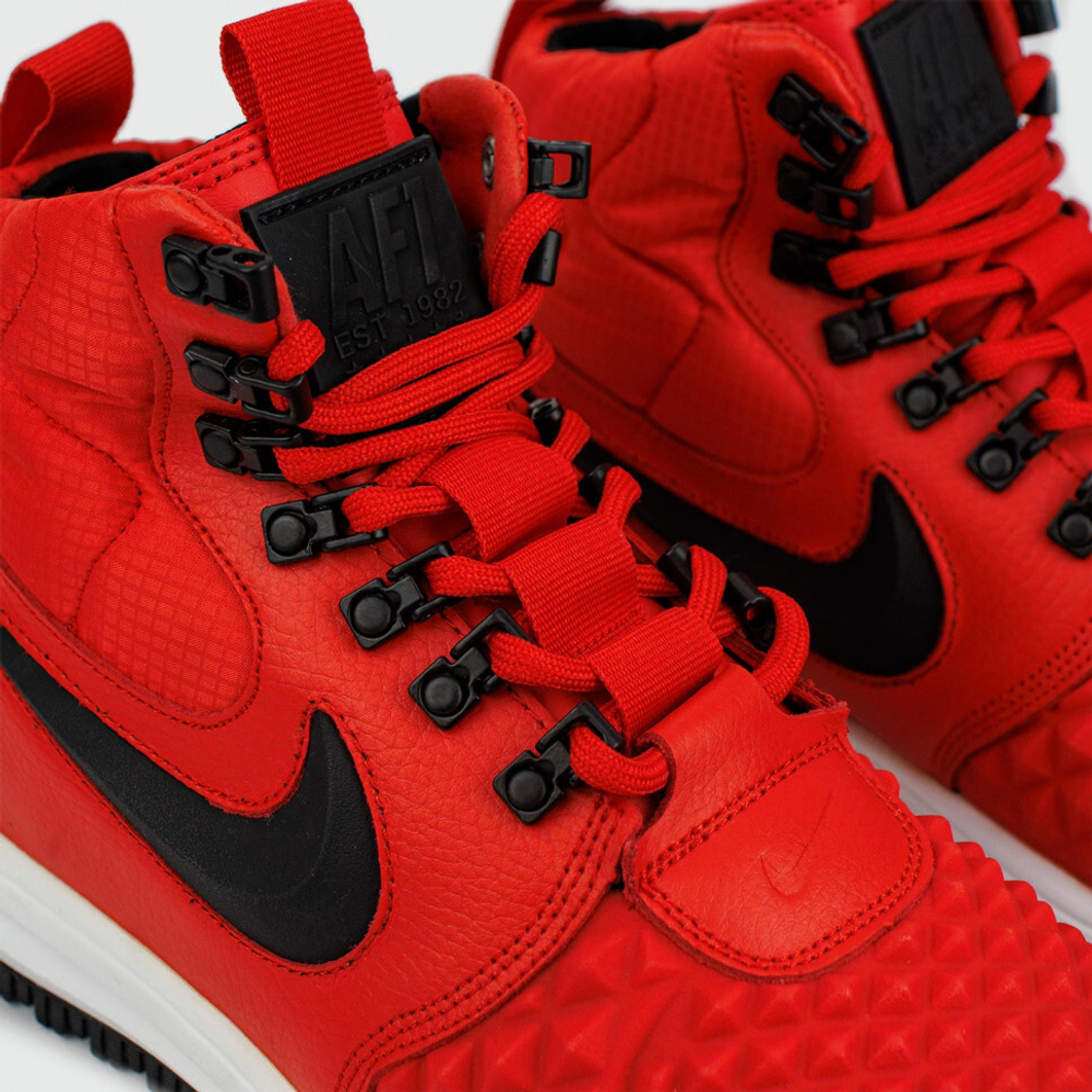 кроссовки Nike Lunar Force 1 Duckboot 17 Red / White