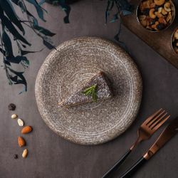 Блюдо круглое d 20,2 см h2,5 см Brown Untouched Taiga P.L. Proff Cuisine [1]