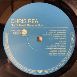 Винтажная виниловая пластинка LP Chris Rea Крис Ри, God's Great Banana Skin (Германия 1992)