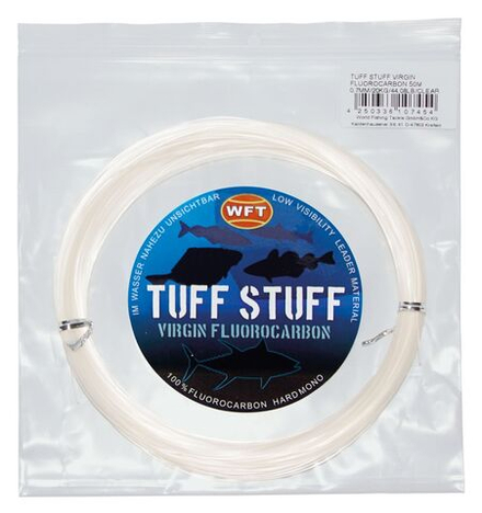 Леска монофильная WFT KG TUFF STUFF FLUOROCARBON 050/060