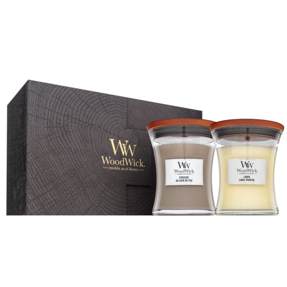 Woodwick Fireside &amp; Linen 2 x 275 g 550