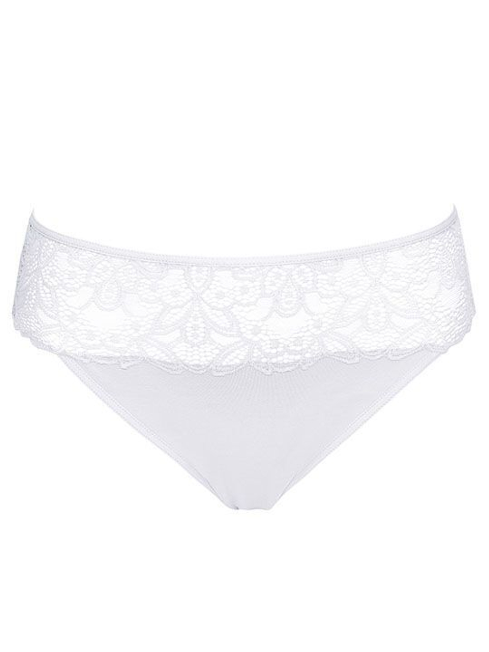 Высокие хлопковые трусики-слипы Belle Cotton (Размер: XL) (Цвет: белый)