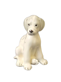 Фарфоровая статуэтка "Щенок мраморного дога" ЛФЗ
