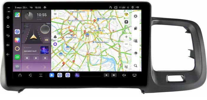 Магнитола для Volvo S60/V60 2010-2018 (штатный экран 7") - Kuberg SF-9002 QLed, Android 13, Быстрейшая, CarPlay, SIM-слот