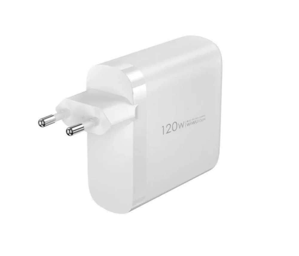 Зарядное устройство сетевое (СЗУ) WiWU Ark GaN PD + QC (Wi-U020) Type-Cx3, USBx1, 120W