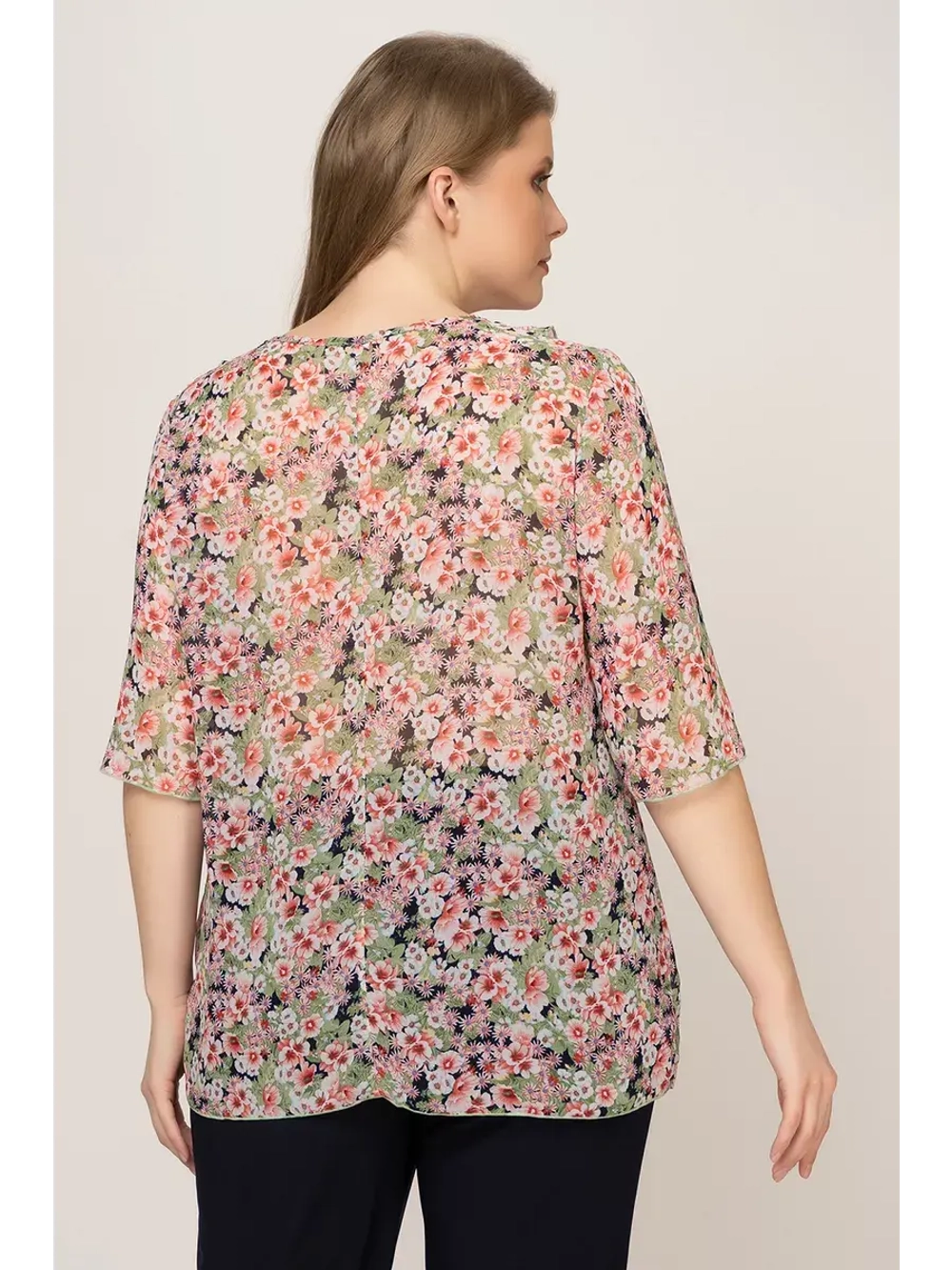 Блузка летняя шифоновая