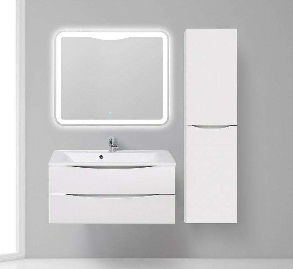 Шкаф пенал BelBagno Fly-Marino 40 R FLY-MARINO-1500-2A-SC-BO-P-R подвесной Bianco Opaco