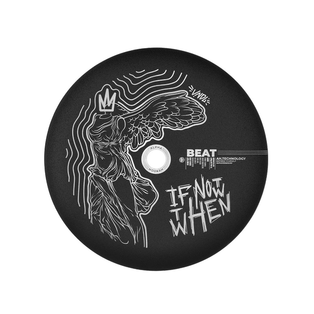 Кальян Alpha Hookah Beat VNDL (Black) (Колба Gray) (шланг, мундштук)