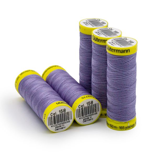 Нитки для трикотажа Gutermann Maraflex 120 (150 метров), 5 кат. | 158 св.сиреневый