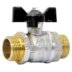 Кран шаровой латунный LD Pride 47.20.Н-Н.Б Ду 20 Ру 40 нр-нр, (бабочка)