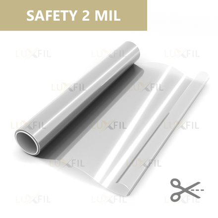 Пленка защитная бронировочная SAFETY 2 MIL LUXFIL, на отрез (ширина рулона 1,524 м.)