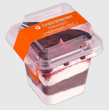 Пирожное трайфл Черный лес, 100гр, Чизберри