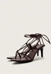 Босоножки Grate x Choux, бордовые