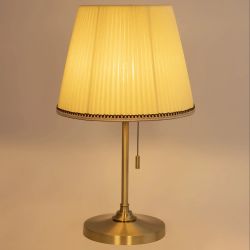 Citilux Линц CL402733 Настольная лампа бронза с кремовым абажуром