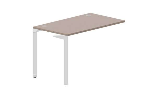 Стол 118х68х75см (2 громмета) - приставной элемент