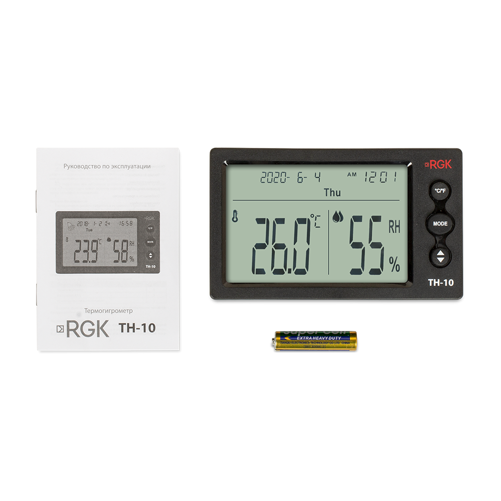 Цифровой термогигрометр RGK TH-10 776356