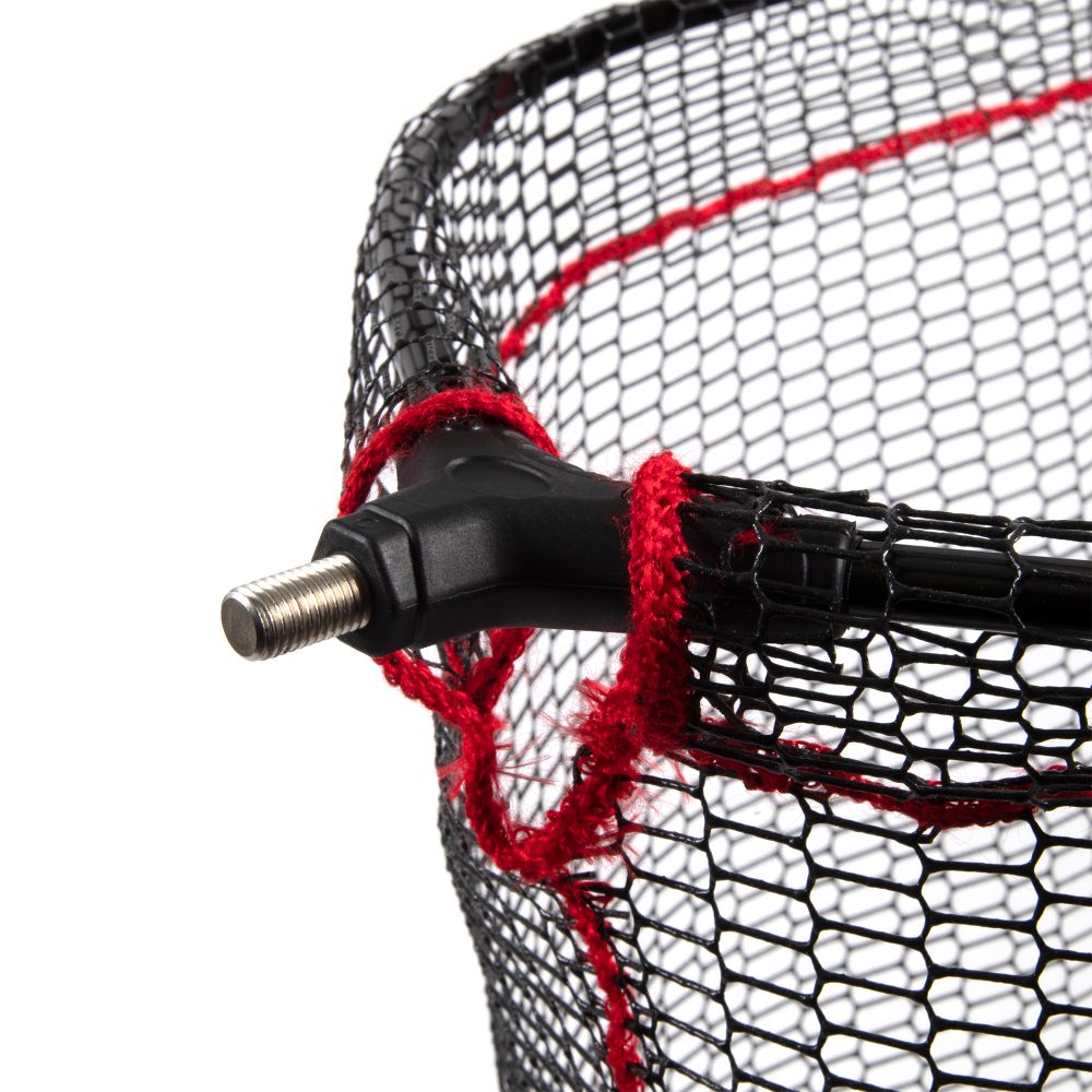 Голова подсачека Namazu Pro, квадратный обод с подгибом 50х45 см, прорезиненная сетка/25/