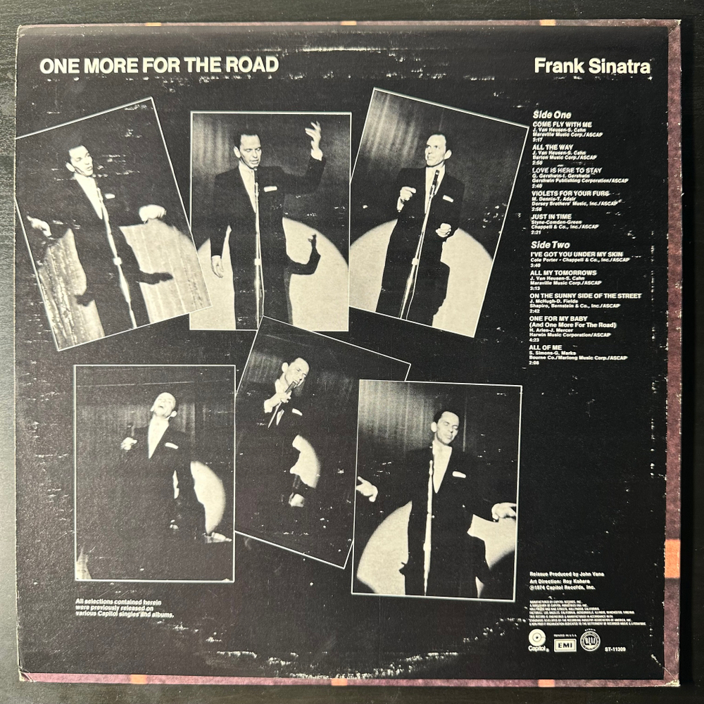 Frank Sinatra ‎– One More For The Road (США 1974г.)