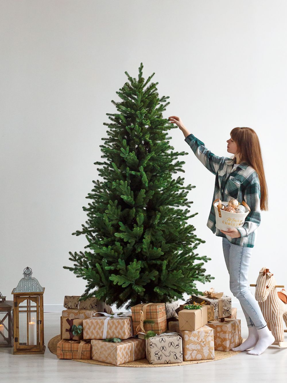 Ель искусственная «Кредо» (Литая+пвх) от 1.5 до 2.1 м